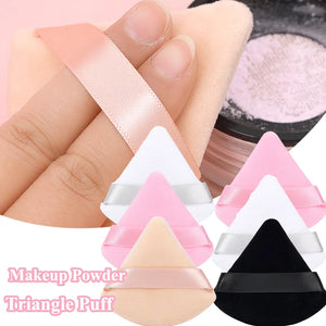 Velvet Triangle Makeup Powder Puff