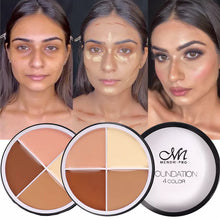 Load image into Gallery viewer, 4 Colors Concealer Makeup Palette
